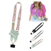 Clip and Go Strap for Phone with Wallet Crossbody, Stylish Crossbody Green