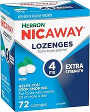 Nicaway 4mg Stop Smoking Mint Lozenge (Pack of 72)