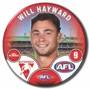 2023 AFL Sydney Swans Football Club - HAYWARD, Will