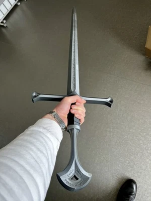 Full-Size Narsil Sword Replica – 3D Printed – LOTR