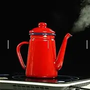 BAWHO Exquisite Camping Outdoors Coffee Pot Hand Drip Enamel Tea Coffee Pot Kettle Boiler Oil Vinegar Cruet