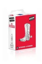 Four Seasons Studs & Ribs Condoms (6 Pack)