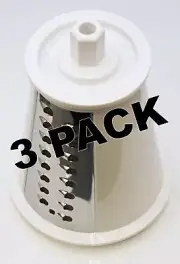 3 Pk, Presto Fine Shred Cone For Pro SaladShooter Slicer/Shredder, 81-518