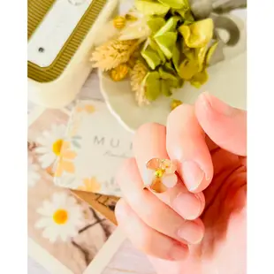 Padico 星之雫 星の雫# UV膠 乾燥真花 各色五瓣花朵🌼戒指💍 可微調 客製化商品