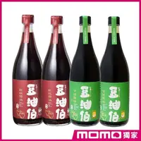 在飛比找momo購物網優惠-【豆油伯 x MOMO獨家】缸底&甘田薄鹽醬油增量升級版4入