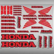 For Honda Stickers Decals Motorcycle Tank Logo Kit FG152