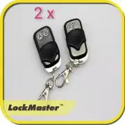2 x Genuine Lockmaster Gate motor Remote Control 433.92MHz LM124