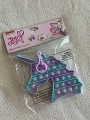 JoJo Siwa Unicorn Rainbow Popper Fidget Keychain Backpack Clip Sensory Toys NEW