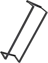 Zerodeko Stainless Steel Wall Mounted Towel Organizer Rack Space Saving Design for Bath Towels Yoga Mats Stylish Bathroom Storage Finish