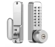 Mechanical Keyless Door Lock - No Electronic, Easy to Install, Keypad Handle