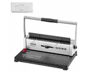 VEVOR Coil Spiral Binding Machine, Manual Book Maker 34-Holes Binding 120 Sheets,