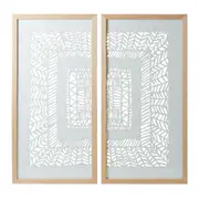 Amalfi Delvone Wall Decor Set/2 Multi-Coloured 40x40x4cm