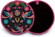 SR.TILLA Tortilla Warmer - Pack of 2, Keeps Tortillas Warm & Dry, Cotton, 2x8, Perfect for Taco Tuesday (Black)
