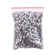 5000pcs Flat Back Round Crystal Rhinestones for Art