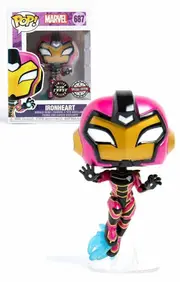 (SW) FUNKO POP MARVEL IRONHEART #687 IRONHEART (GLOW CHASE) VINYL FIGURE