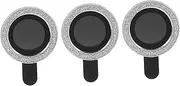 SECFOU Diamonds Lens Protectors for High Transparency Camera Lens Guard Easy Install Luxury Bling Design Compatible with Iphone