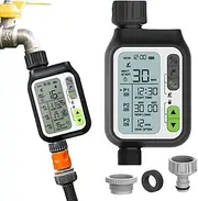 Water Timer | Automatic Watering Sprinkler Timers for Hoses with Large LCD Display - Waterproof Hose Timer, Leakproof Watering Timers for Outdoor Faucet, Drip Irrigation