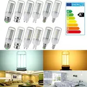 Dimmable AC110V SMD4014 5W 64LED Corn Bulb Light Lamp E27 E14 E12 B22 GU10 G9 E27 WARM WHITE