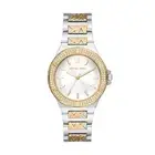 Michael Kors Lennox Three-Hand Two-Tone Stainless Steel Women's Watch MK7338