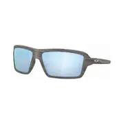 Oakley Cables Sunglasses Woodgrain with Prizm Deepwater Polarised Lens