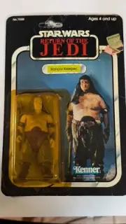 Return of The Jedi No. 71350 Rancor Keeper Figure on card Kenner 1983