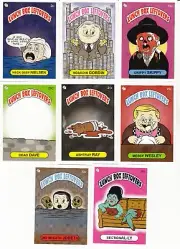 LUNCH BOX LEFTOVERS SERIES 1 COMPLETE C CARD SET 8/8 SSFC GARBAGE PAIL KIDS 2018