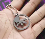 TC4 EDC Titanium Alloy Keychain Necklace PIN Pendant Backpack Decorative Tool