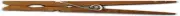 Wooden Large Clothespins 3-5/16" 8.4Cm 30 Pieces per Pack (Jacobean)