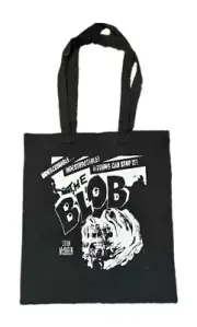 The Blob Black and White Tote Bag