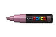 Uni Posca PC8K Paint Marker Chisel Metallic Pink