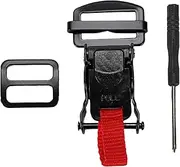 Helmets Quick Release Buckle Kit - Durable, Lockable Bra Clip Set | Safe Chin Strap Fit for Helmet Driving
