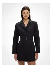 [Witchery] Tailored Shirt Dress in Black