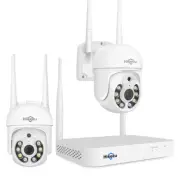 5MP Wifi CCTV PTZ Camera Security System Kit 10CH NVR AI Motion Tracking Color N