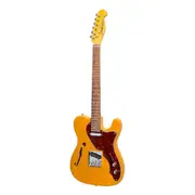 J&D Luthiers Thinline TE-Style Electric Guitar (Butterscotch)