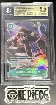 BGS 9.5 One Piece OP01-051 SR* Eustass"Captain"Kid Alt Art - English - PRB01