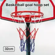 12.5In Basketball Ring Hoop Net Outdoor Hanging Basket Door Room Basketball Hoop