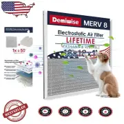 Durable 18x18x1 Aluminum Filter - MERV 8 Rated for Healthier Home & Office Air