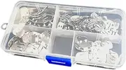 [CATIEBYE] 50pcs Stainless Steel Shoes Clips Durable DIY Accessory for Custom Shoe Decoration Includes Clips for Personalizing Pumps Flats Heels