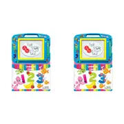 2x Learn To Count Learning Series Kids/Children Magnetic Drawing Pad w/ Book 3+
