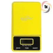 1x Scale WeighMax NJ-100 Yellow Digital Pocket Scale | Protective Cover | 100G