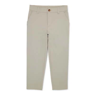 Wonder Nation School Uniform Pants Boys Size 16 Slim & Husky Cotton Flat Front