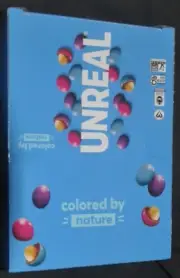 UNREAL DARK CHOCOLATE PEANUT GEMS -12 X 1.5 OZ PACK-PER BOX - BB 4/25--2 BOXES