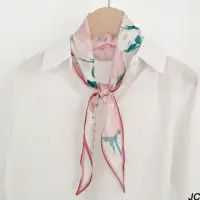 在飛比找momo購物網優惠-【JC Collection】菱形淑女花卉綁包裝飾髮帶四季百