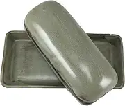 MARA STONEWARE COLLECTION - Collectible Covered Butter Serving Dish - Mexican Pottery - Antique Green