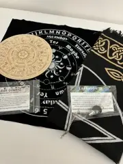 Pendulum Divination Board With Crystals And Alter Cloth, Metaphysics