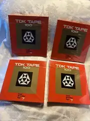 VINTAGE TDK TAPE 100 TYPE 100-7 SOUND RECORDING TAPE 7'' NEW OLD STOCK!!! 4