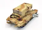 1/72 WWII RUSSIA TOS-1 diecast Model tube rocket tank toys