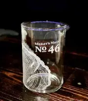 Maker’s Mark Bourbon No. 46 Whiskey Cocktail Drink Mixing Glass Beaker Brand New