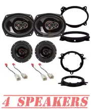 Cerwin Vega 840 Watt Peak Door Speakers & adapters for 2005-2018 Toyota Tacoma