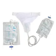 Urine Collector Silicone Adults Man Woman Elderly Urinal With Urine Catheter Bags Elderly Men Type